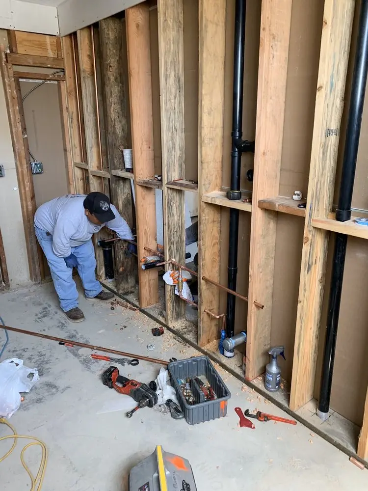 Commercial rough-in plumbing for Gas Line Repair in Loantaka Estates